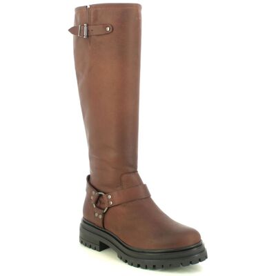 Creator Luna Biker Hi Brown waxy leather Womens knee-high boots B3298-20 in a Plain Leather in Size 38 Creator Luna Biker Hi Brown waxy leather Womens knee-high boots B3298-20 in a Plain Leather in Size 38