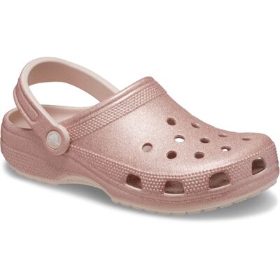 Crocs Classic Shimmer Pink Glitter Womens shoes 205942-6WV in a Plain Man-made in Size 4 Crocs Classic Shimmer Pink Glitter Womens shoes 205942-6WV in a Plain Man-made in Size 4