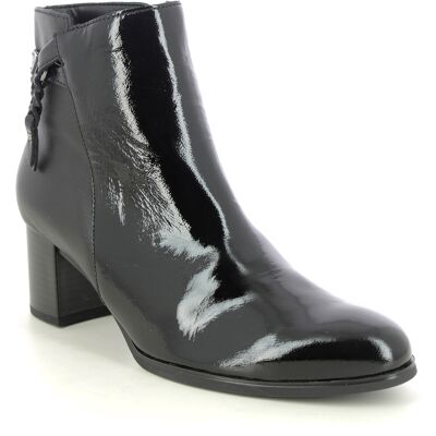 Gabor Bonn Black Patent Leather Womens Heeled Boots 55.692.97 in a Plain Leather in Size 5.5 Gabor Bonn Black Patent Leather Womens Heeled Boots 55.692.97 in a Plain Leather in Size 5.5