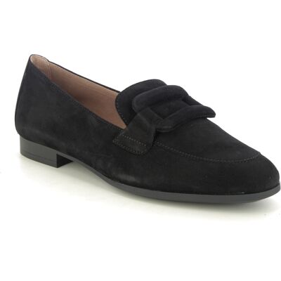 Gabor Breanne Viva Black Suede Womens loafers 55.273.17 in a Plain Suede Leather in Size 7 Gabor Breanne Viva Black Suede Womens loafers 55.273.17 in a Plain Suede Leather in Size 7