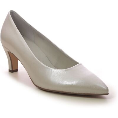 Gabor Daze Oyster Pearl Womens High Heels 81.390.61 in a Plain Leather in Size 4.5 Gabor Daze Oyster Pearl Womens High Heels 81.390.61 in a Plain Leather in Size 4.5
