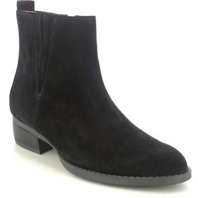 Gabor Gibside Cowboy Black suede Womens ankle boots 75.900.17 in a Plain Suede Leather in Size 5 Gabor Gibside Cowboy Black suede Womens ankle boots 75.900.17 in a Plain Suede Leather in Size 5