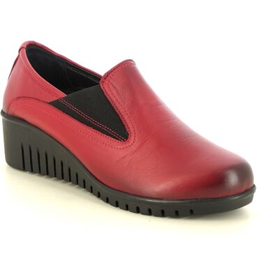 Lotus Delmar Ceraso Red leather Womens Wedge Heels in a Plain Leather in Size 38 Lotus Delmar Ceraso Red leather Womens Wedge Heels in a Plain Leather in Size 38