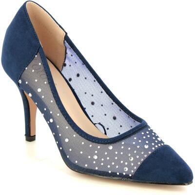 Lotus Maria Navy Womens High Heels in a Plain in Size 5 Lotus Maria Navy Womens High Heels in a Plain in Size 5