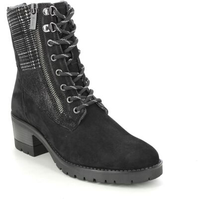 Lotus Oklahoma Crave Black leather Womens Lace Up Boots in a Plain Leather in Size 6 Lotus Oklahoma Crave Black leather Womens Lace Up Boots in a Plain Leather in Size 6