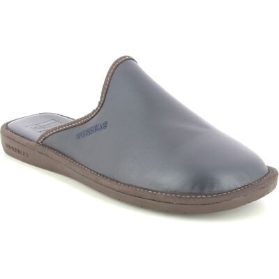 Nordikas Menleamu 42 Navy leather Mens Mule Slippers 131- in a Plain Leather in Size 43 Nordikas Menleamu 42 Navy leather Mens Mule Slippers 131- in a Plain Leather in Size 43