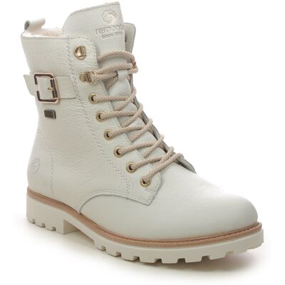 Remonte D8475-80 Brandbuc WHITE LEATHER Womens Winter Boots in a Plain Leather in Size 39 Remonte D8475-80 Brandbuc WHITE LEATHER Womens Winter Boots in a Plain Leather in Size 39