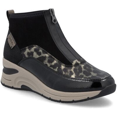 Rieker N9362-00 Leopard print Womens Hi Tops in a Plain Textile in Size 38 Rieker N9362-00 Leopard print Womens Hi Tops in a Plain Textile in Size 38