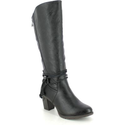 Rieker 96059-00 Black Womens knee-high boots in a Plain Man-made in Size 36 Rieker 96059-00 Black Womens knee-high boots in a Plain Man-made in Size 36