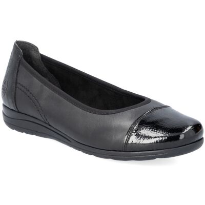Rieker L9351-00 Black patent Womens pumps in a Plain Leather in Size 40 Rieker L9351-00 Black patent Womens pumps in a Plain Leather in Size 40