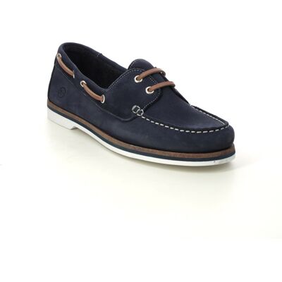 Tamaris Boat Shoe Navy Nubuck Womens loafers 23616-42-805 in a Plain Leather in Size 38 Tamaris Boat Shoe Navy Nubuck Womens loafers 23616-42-805 in a Plain Leather in Size 38