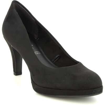 Tamaris Lycoris 80 Black Womens High Heels 22402-42-001 in a Plain Textile in Size 38 Tamaris Lycoris 80 Black Womens High Heels 22402-42-001 in a Plain Textile in Size 38