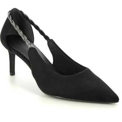 Tamaris Nyra 70 Black Womens High Heels 22402-41-001 in a Plain Textile in Size 37 Tamaris Nyra 70 Black Womens High Heels 22402-41-001 in a Plain Textile in Size 37
