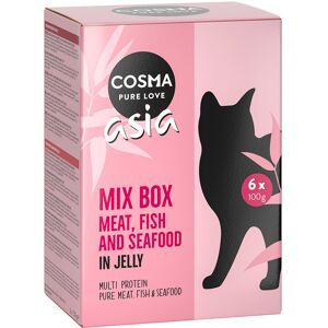 Cosma Brand in Jelly Pouches 6-Variety Pack - Wet Cat Food Cosma Brand in Jelly Pouches 6-Variety Pack - Wet Cat Food