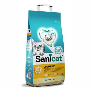 Sanicat Fragrance Free Clumping Cat Litter - 10l Sanicat Fragrance Free Clumping Cat Litter - 10l