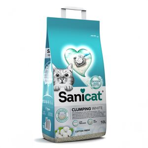 Sanicat Cotton Fresh Clumping White Cat Litter - 10l Sanicat Cotton Fresh Clumping White Cat Litter - 10l