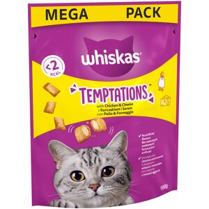 Whiskas Temptations Maxi Pack 180g - Saver Pack: Chicken & Cheese (3 x 180g) Whiskas Temptations Maxi Pack 180g - Saver Pack: Chicken & Cheese (3 x 180g)