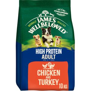 James Wellbeloved Adult Hypoallergenic High Protein - Chicken & Turkey - 10kg James Wellbeloved Adult Hypoallergenic High Protein - Chicken & Turkey - 10kg