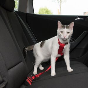 Trixie Cat Car Harness - Red Trixie Cat Car Harness - Red