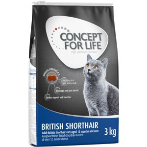 Concept for Life British Shorthair Adult - Multibuy: 3 x 3kg - Cat Food Concept for Life British Shorthair Adult - Multibuy: 3 x 3kg - Cat Food