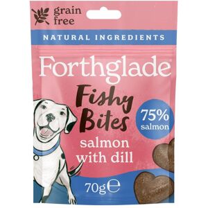 Forthglade Fishy Bites - Salmon with Dill - Saver Pack: 4 x 70g Forthglade Fishy Bites - Salmon with Dill - Saver Pack: 4 x 70g