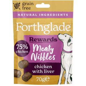 Forthglade Meaty Nibbles - Chicken with Liver - Saver Pack: 4 x 70g Forthglade Meaty Nibbles - Chicken with Liver - Saver Pack: 4 x 70g
