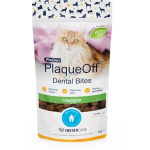ProDen PlaqueOff Dental Bites for Cats - Veggie (60g) ProDen PlaqueOff Dental Bites for Cats - Veggie (60g)