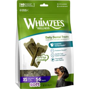 Whimzees by Wellness Soft Snacks - Size XS: for very small dogs (2-7 kg, 56 pieces) Whimzees by Wellness Soft Snacks - Size XS: for very small dogs (2-7 kg, 56 pieces)
