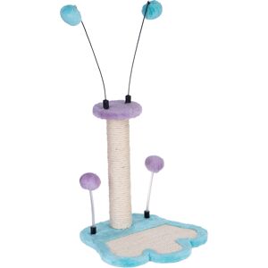 Zooplus Finny Cat Scratching Post - Blue/Pink Zooplus Finny Cat Scratching Post - Blue/Pink