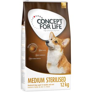 Concept for Life Medium Sterilised - Complete Dry Dog Food - 12kg Concept for Life Medium Sterilised - Complete Dry Dog Food - 12kg