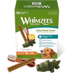 Whimzees by Wellness Mix Box - Size L: for large dogs (18 - 27kg, 14 Snacks) Whimzees by Wellness Mix Box - Size L: for large dogs (18 - 27kg, 14 Snacks)