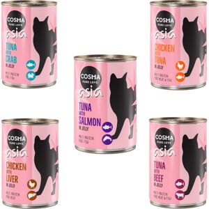 Cosma Asia in Jelly Mixed Pack - 6 x 400g (5 Varieties) Cosma Asia in Jelly Mixed Pack - 6 x 400g (5 Varieties)