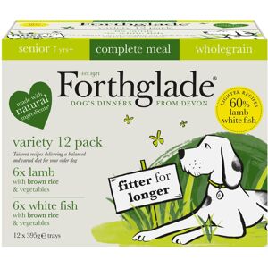Forthglade Complete Meal Wholegrain Senior Dog - Lamb & White Fish - 12 x 395g Forthglade Complete Meal Wholegrain Senior Dog - Lamb & White Fish - 12 x 395g