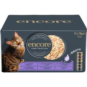 Encore Cat Tin in Broth 12 x 70g - Finest Selection Encore Cat Tin in Broth 12 x 70g - Finest Selection