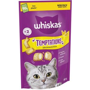 Whiskas Temptations 60g - Saver Pack: Chicken & Cheese (8 x 60g) Whiskas Temptations 60g - Saver Pack: Chicken & Cheese (8 x 60g)