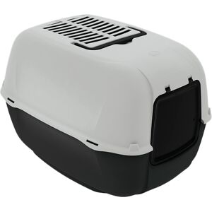 Ferplast Prima Litter Box - Black & Cream Ferplast Prima Litter Box - Black & Cream