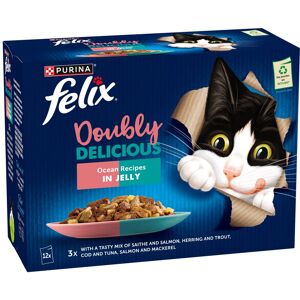 Felix As Good As It Looks - Doubly Delicious 24 x 85g - Ocean Recipes in Jelly Felix As Good As It Looks - Doubly Delicious 24 x 85g - Ocean Recipes in Jelly