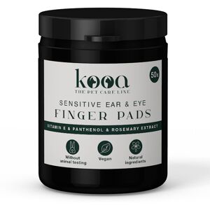 Kooa Sensitive Ear & Eye Finger Pads - 50 pads - Pet Care Kooa Sensitive Ear & Eye Finger Pads - 50 pads - Pet Care