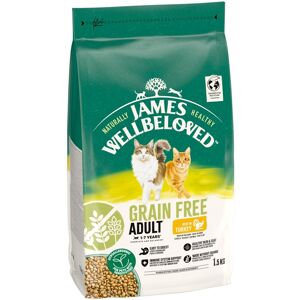 James Wellbeloved Grain Free Adult Cat Hypoallergenic Turkey - 1.5kg James Wellbeloved Grain Free Adult Cat Hypoallergenic Turkey - 1.5kg