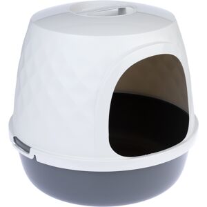 HomeCat Nebel Gray/White Cat Litter Box - Spacious, Easy to Clean, Anti-Stick HomeCat Nebel Gray/White Cat Litter Box - Spacious, Easy to Clean, Anti-Stick
