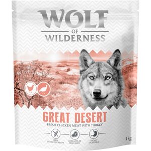 Wolf of Wilderness Adult "Great Desert" Turkey - Grain-Free - New Recipe! 1kg Wolf of Wilderness Adult "Great Desert" Turkey - Grain-Free - New Recipe! 1kg