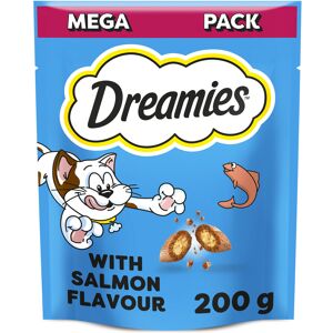 Big Pack Dreamies Cat Treats 200g - Saver Pack: 6 x Salmon Big Pack Dreamies Cat Treats 200g - Saver Pack: 6 x Salmon