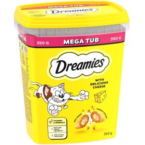 Dreamies Cat Treat Biscuits Mega Tub - Cheese (350g) Dreamies Cat Treat Biscuits Mega Tub - Cheese (350g)