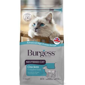 Burgess Neutered Cat with Chicken - 10kg Burgess Neutered Cat with Chicken - 10kg