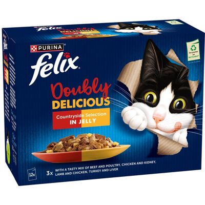 FELIX - Countryside Selection - 12x85g - Wet Cat Food FELIX - Countryside Selection - 12x85g - Wet Cat Food