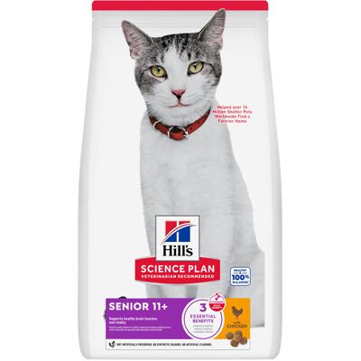 Hill's Science Plan Feline Senior 11+ Chicken - 7kg Hill's Science Plan Feline Senior 11+ Chicken - 7kg