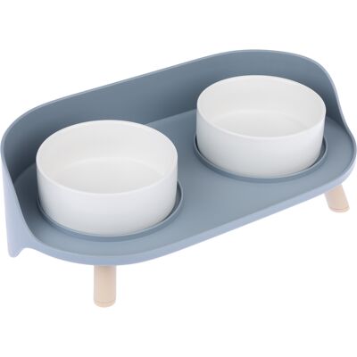 TIAKI Ceramic Bowl Duo - 2 x 450 ml, diameter 12.5 cm - Pet Food Bowl TIAKI Ceramic Bowl Duo - 2 x 450 ml, diameter 12.5 cm - Pet Food Bowl