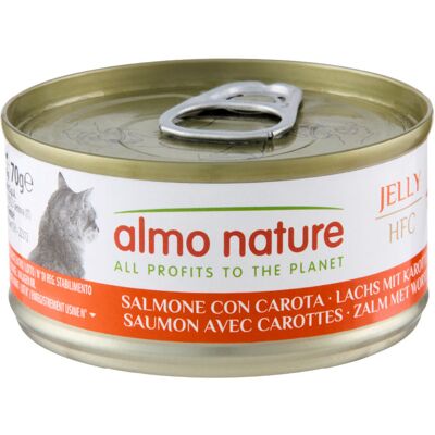 Almo Nature Cat in Jelly - Salmon & Carrots - 24 x 70g Almo Nature Cat in Jelly - Salmon & Carrots - 24 x 70g