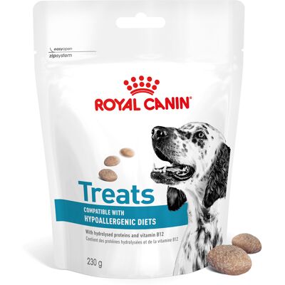 Royal Canin Veterinary Diet Royal Canin Hypoallergenic Treats - 230g (150 pieces) Royal Canin Veterinary Diet Royal Canin Hypoallergenic Treats - 230g (150 pieces)