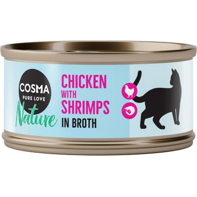 Cosma Nature Chicken & Shrimps - Cat Food Cosma Nature Chicken & Shrimps - Cat Food